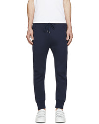 Pantalon de jogging bleu marine Helmut Lang