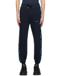 Pantalon de jogging bleu marine Missoni