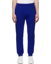Pantalon de jogging bleu marine Moschino
