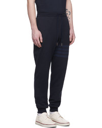 Pantalon de jogging bleu marine Thom Browne