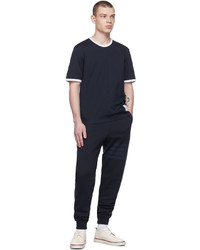 Pantalon de jogging bleu marine Thom Browne