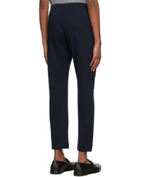 Pantalon de jogging bleu marine Isaia