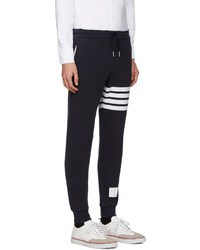 Pantalon de jogging bleu marine Thom Browne