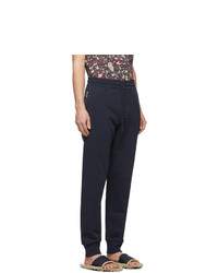 Pantalon de jogging bleu marine Dries Van Noten