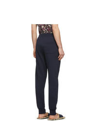 Pantalon de jogging bleu marine Dries Van Noten