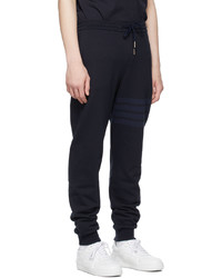 Pantalon de jogging bleu marine Thom Browne