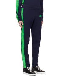 Pantalon de jogging bleu marine Moschino