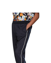 Pantalon de jogging bleu marine Prada