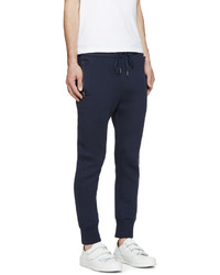 Pantalon de jogging bleu marine Helmut Lang