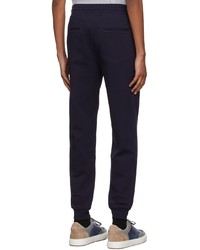 Pantalon de jogging bleu marine Brunello Cucinelli