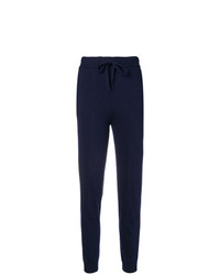 Pantalon de jogging bleu marine Semicouture