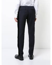 Pantalon de jogging bleu marine Alexander McQueen