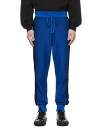 Pantalon de jogging bleu marine Versace