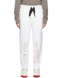 Pantalon de jogging brodé blanc Reebok By Pyer Moss