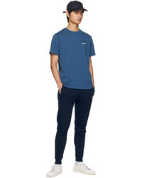 Pantalon de jogging brodé bleu marine MAISON KITSUNÉ