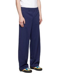 Pantalon de jogging brodé bleu marine JW Anderson