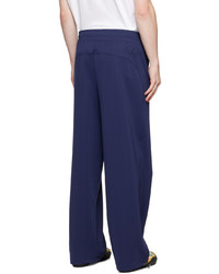 Pantalon de jogging brodé bleu marine JW Anderson