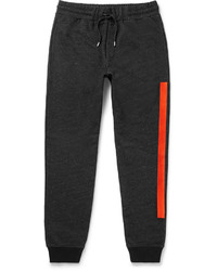 Pantalon de jogging brodé gris foncé