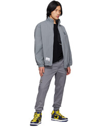 Pantalon de jogging brodé gris foncé AAPE BY A BATHING APE