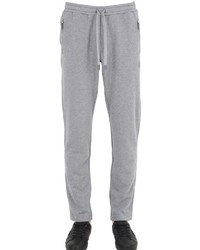 Pantalon de jogging brodé gris