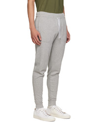 Pantalon de jogging brodé gris MAISON KITSUNÉ