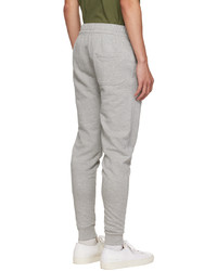 Pantalon de jogging brodé gris MAISON KITSUNÉ