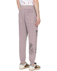 Pantalon de jogging brodé gris Ksubi