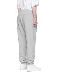 Pantalon de jogging brodé gris drew house