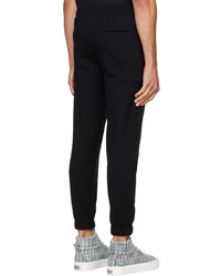 Pantalon de jogging brodé noir Givenchy