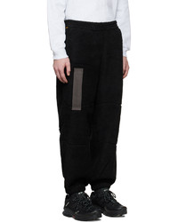 Pantalon de jogging brodé noir Dime