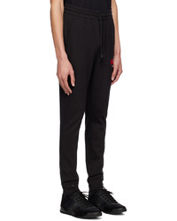 Pantalon de jogging brodé noir BOSS