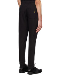 Pantalon de jogging brodé noir BOSS