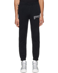 Pantalon de jogging brodé noir Givenchy