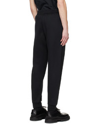 Pantalon de jogging brodé noir Giorgio Armani