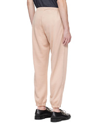 Pantalon de jogging brodé rose Needles