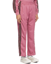 Pantalon de jogging brodé rose Needles