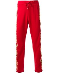 Pantalon de jogging brodé rouge Dresscamp