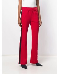 Pantalon de jogging brodé rouge Off-White