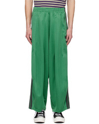Pantalon de jogging brodé vert