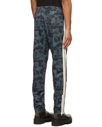 Pantalon de jogging camouflage bleu marine Palm Angels