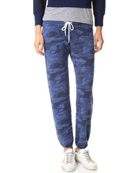 Pantalon de jogging camouflage bleu