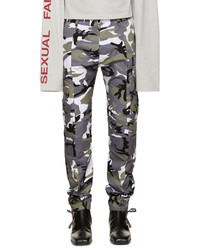 Pantalon de jogging camouflage gris foncé Vetements