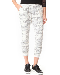 Pantalon de jogging camouflage gris