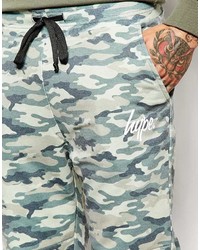 Pantalon de jogging camouflage gris Hype