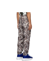 Pantalon de jogging camouflage gris Doublet