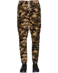 Pantalon de jogging camouflage marron foncé