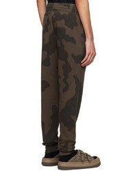 Pantalon de jogging camouflage marron foncé Études