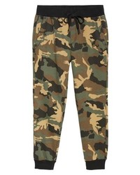 Pantalon de jogging camouflage marron