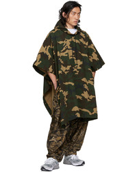 Pantalon de jogging camouflage marron LU'U DAN