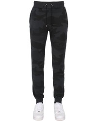Pantalon de jogging camouflage noir